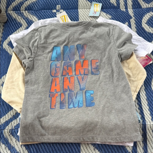 NWT (5) - XS Boy’s Shirts PJ Pajama Shorts Swim Cover Up Clothes LOT BUNDLE - Picture 1 of 5